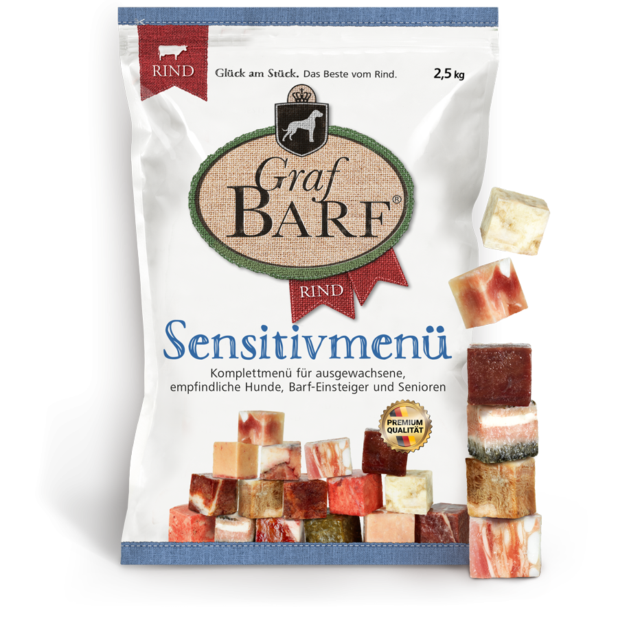 Barf Sensitivmen Rind Schonende Barf Fertigmen S Im Graf Barf Online Shop